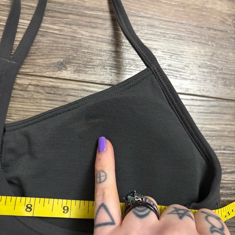 NWT Lululemon Flow Y Bra Nulu A-C Cups (Graphite Grey) Size 10 - Picture 7 of 7